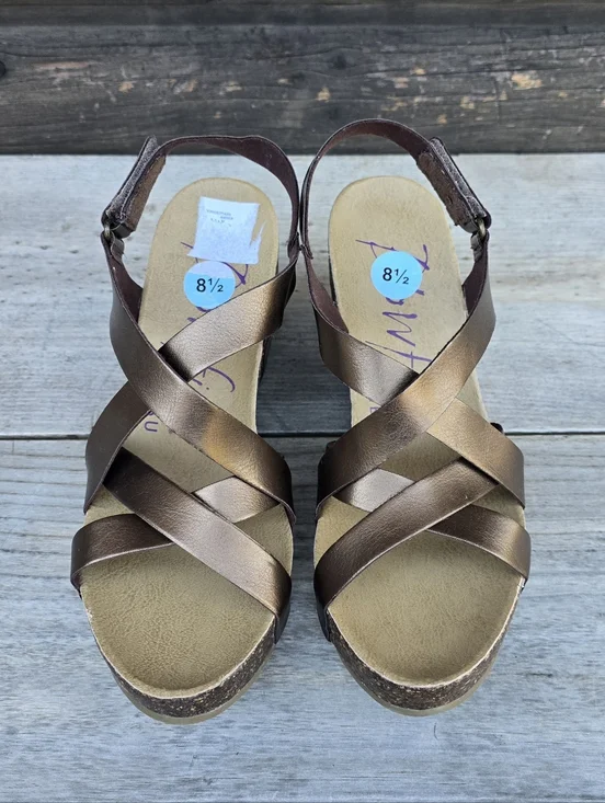 Blowfish Malibu Henrietta Y2K Boho Revival Platform Cork Wedge Sandals 8.5M - Picture 7 of 12